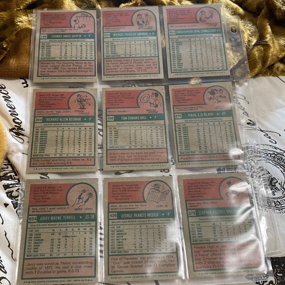 1975 Topps Chewing Gum Baseball Cards Partial - Picture 2 of 5